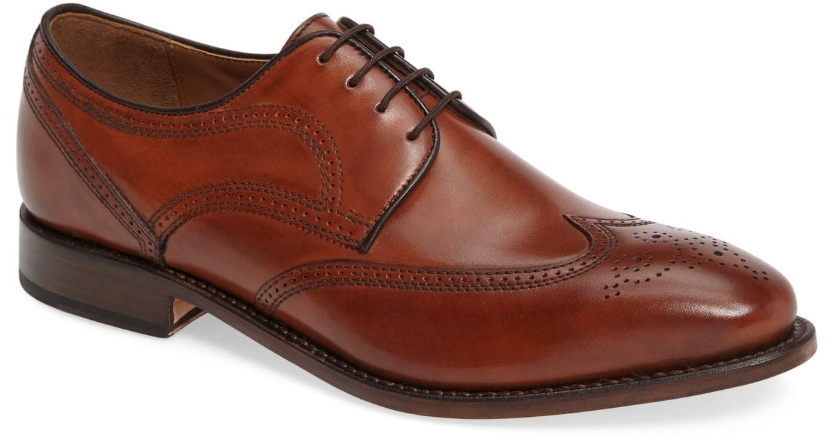 johnston and murphy brown wingtips
