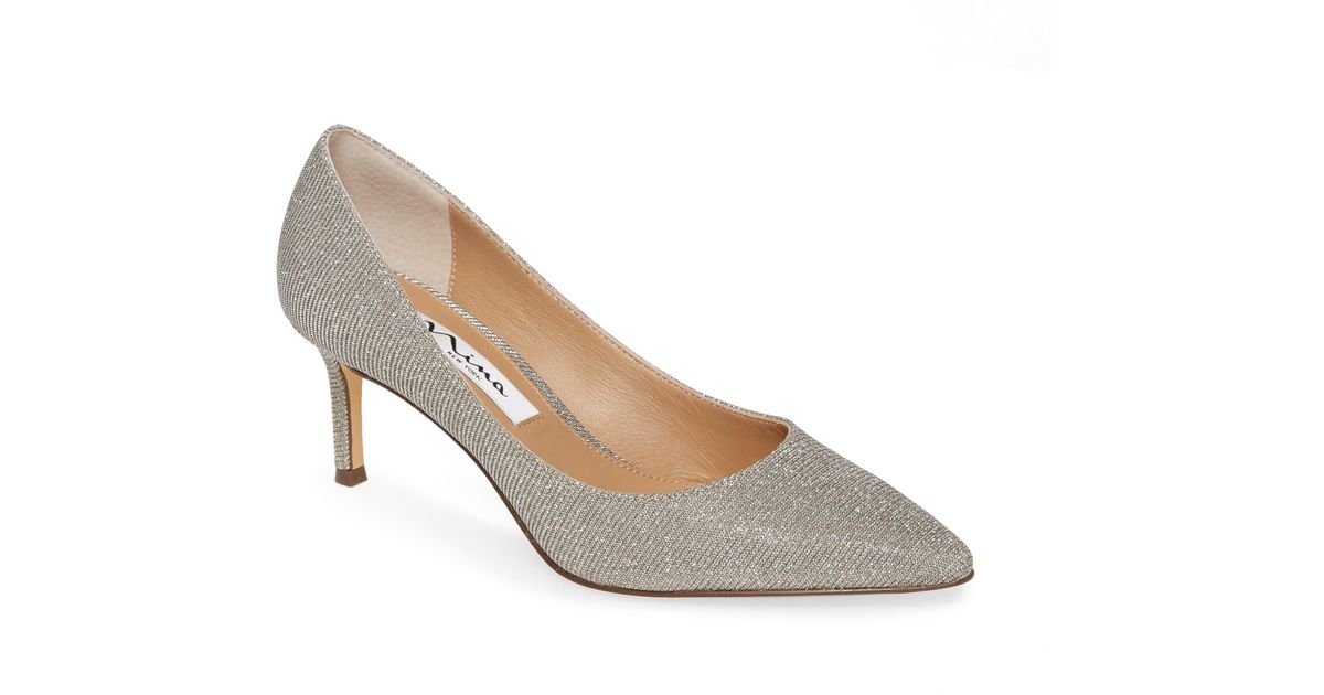 nina bianca pointy toe pump