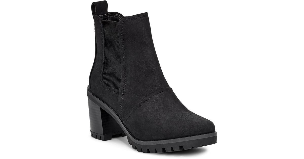 ugg atwood block heel bootie