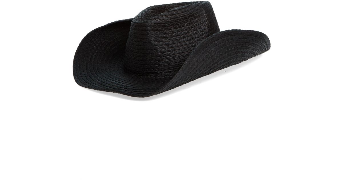 & Other Stories & Straw Cowboy Hat in Black Lyst