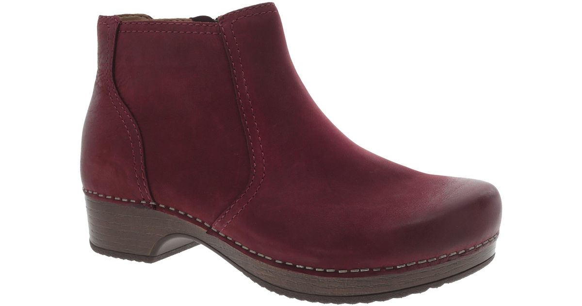 Dansko Barbara Bootie in Purple - Lyst