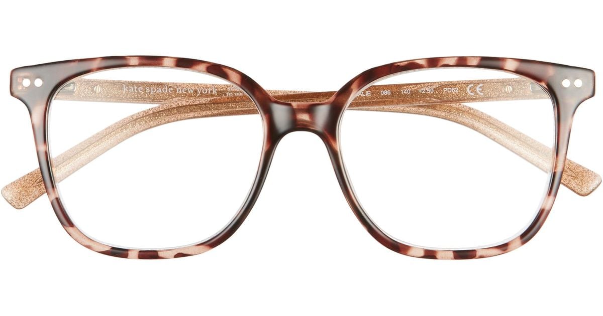Kate Spade Rosalie 51mm Reading Glasses Dark Havana in Black Lyst
