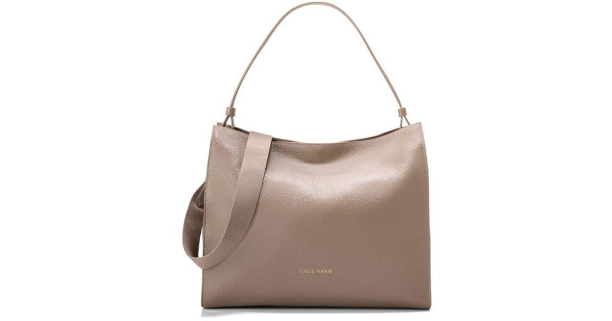 Cole Haan Carryall Leather Satchel in Brown Lyst