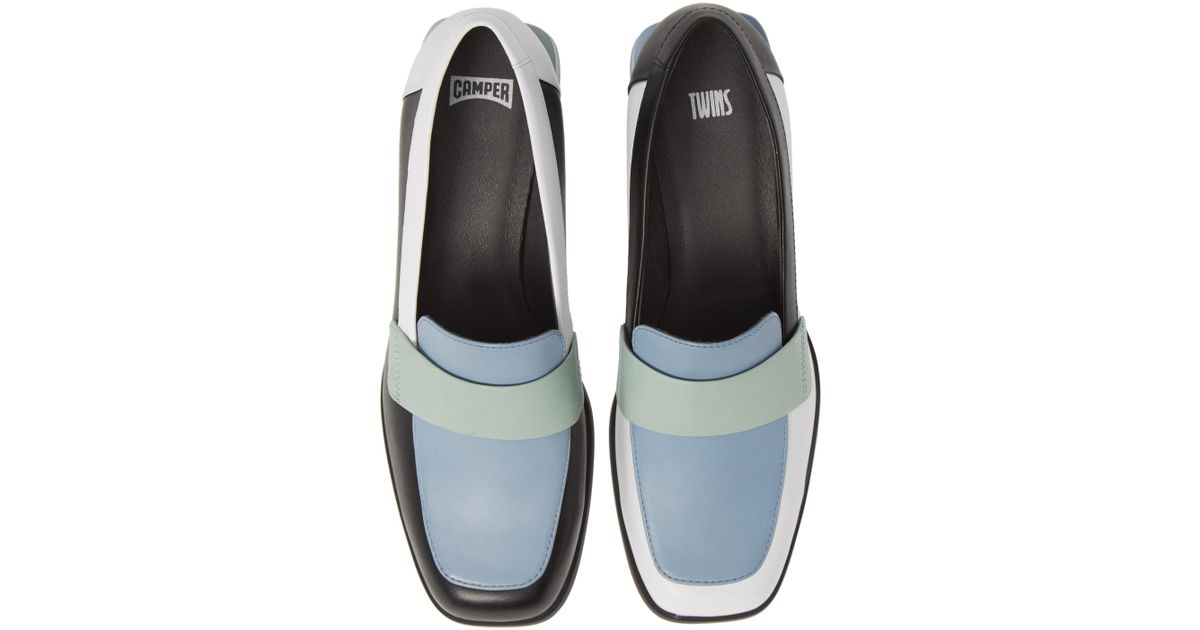 color block loafers