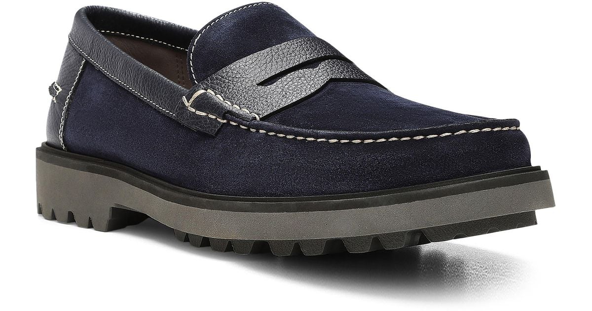 Donald J Pliner Jimmy Penny Loafer in Black for Men  Lyst