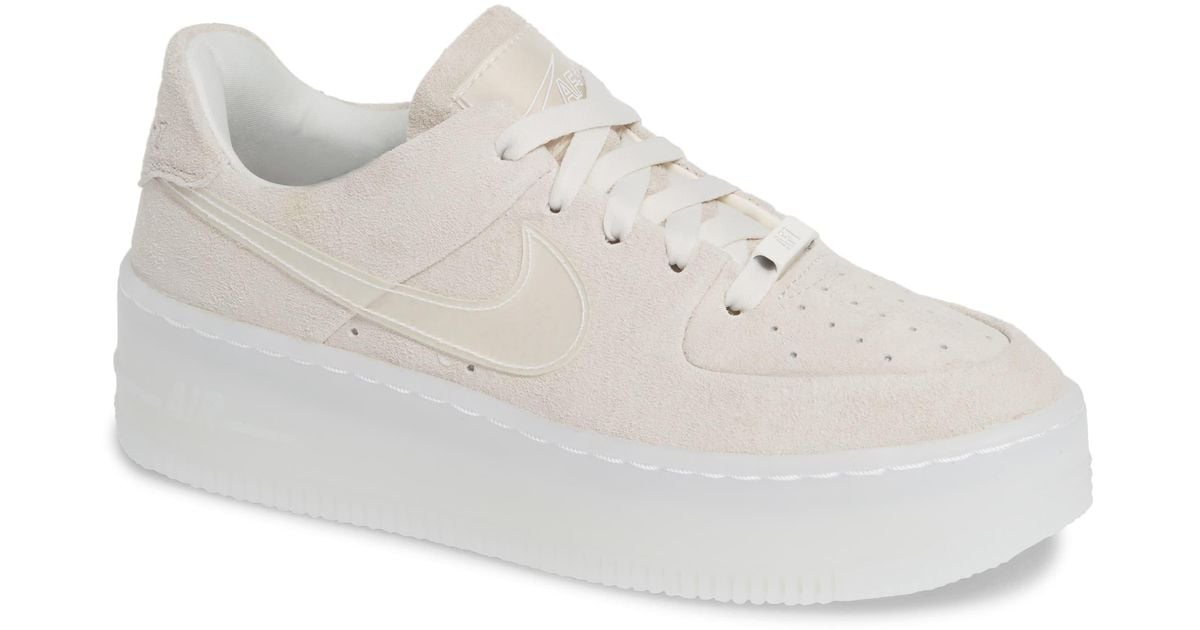 nike white platform