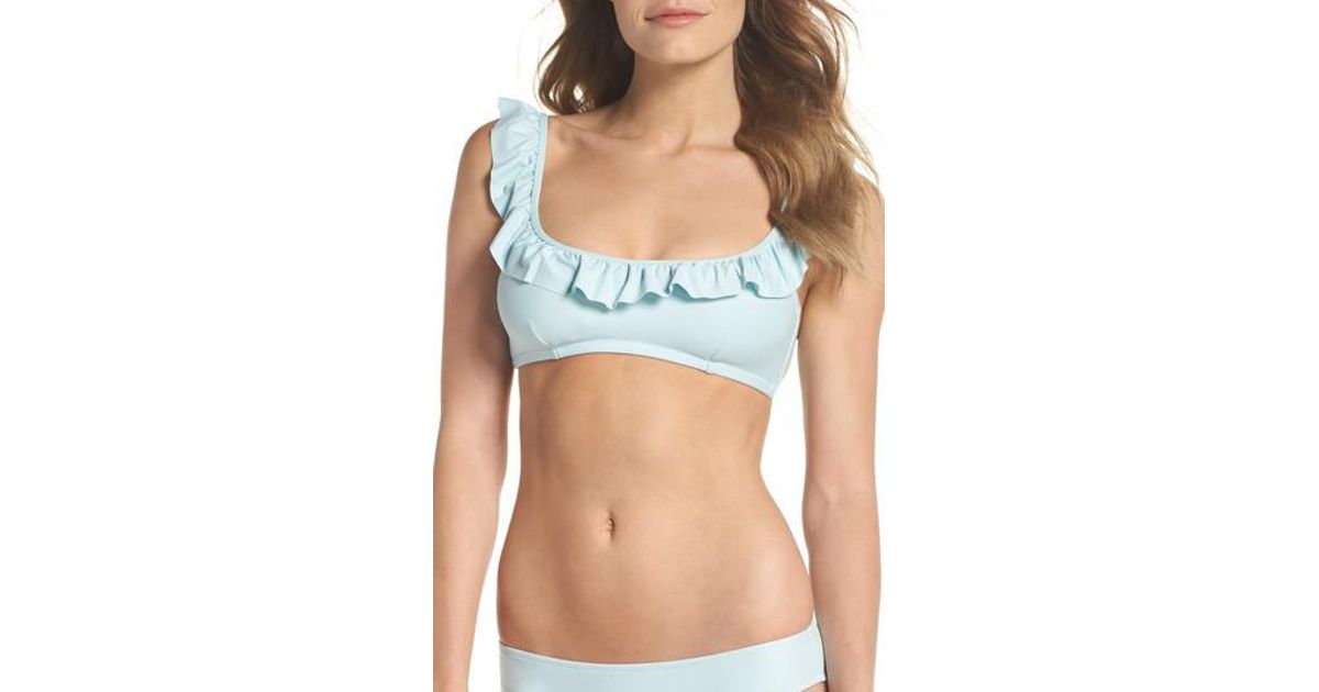 j crew ruffle bikini top