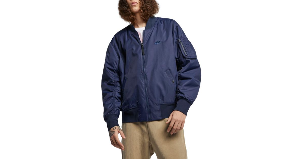 nike reversible insulated bomber jacket