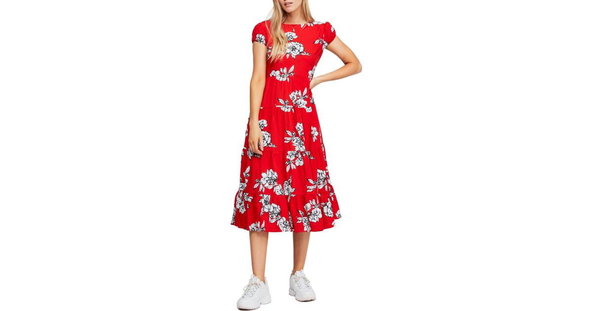 free people rita tiered dress