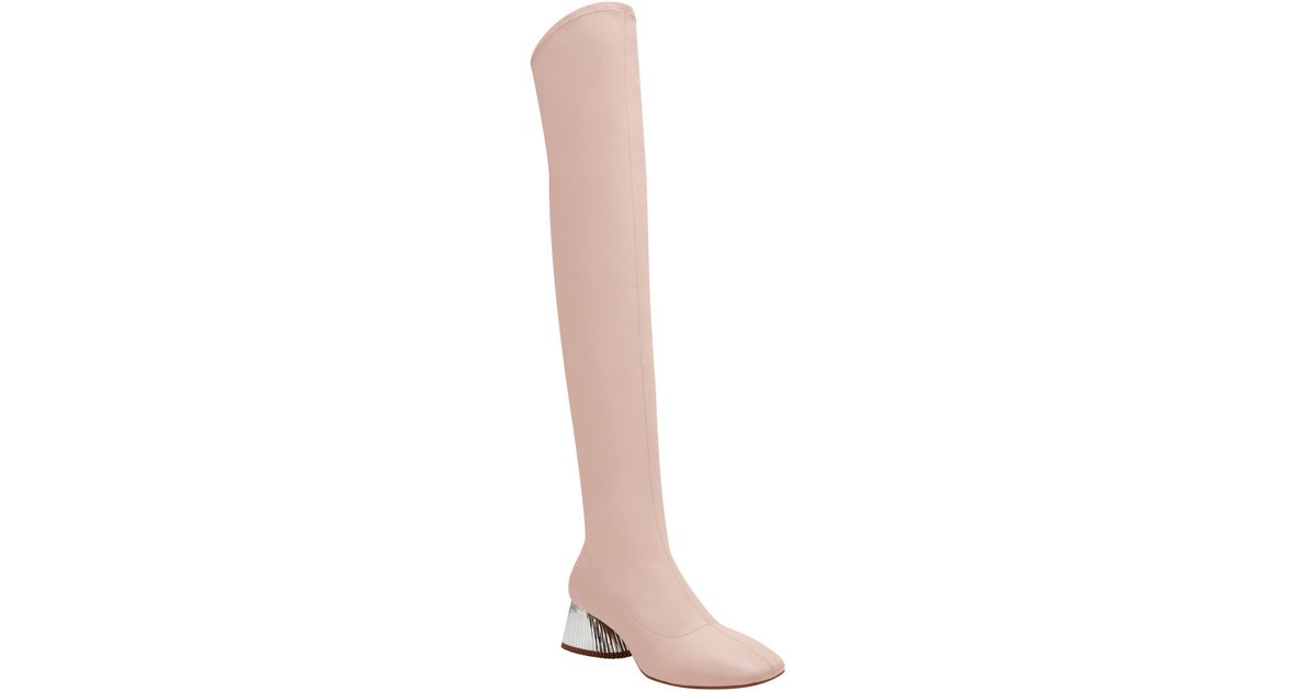 Katy Perry The Clarra Over The Knee Boot in White | Lyst