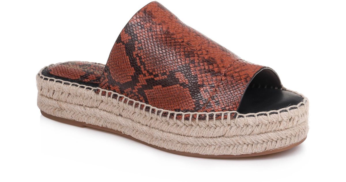 thaddeus espadrille slide sandal