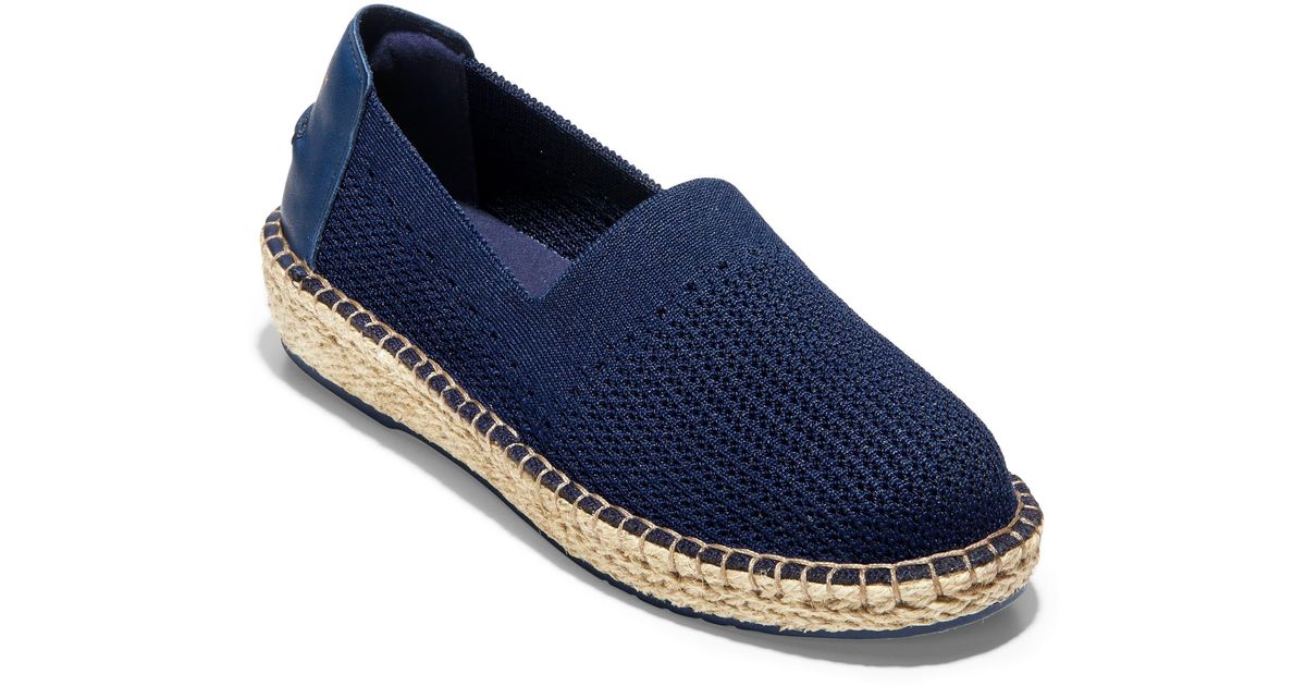 Cole Haan Cloudfeel Stitchlite Espadrille in Blue - Lyst