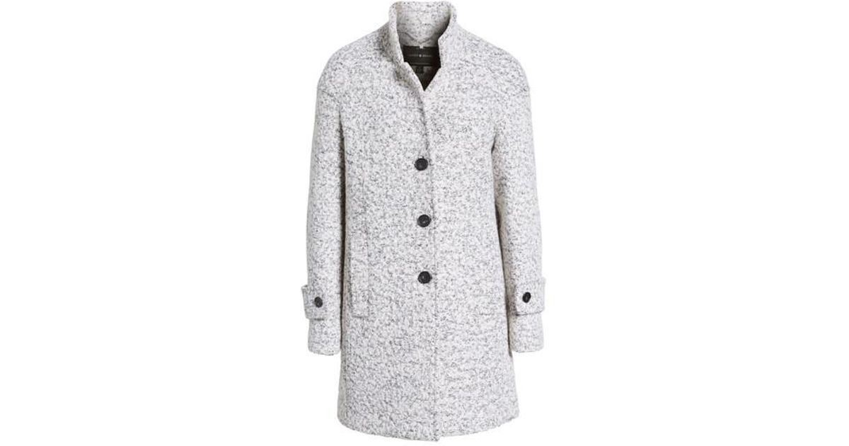 lucky brand light grey wool coat
