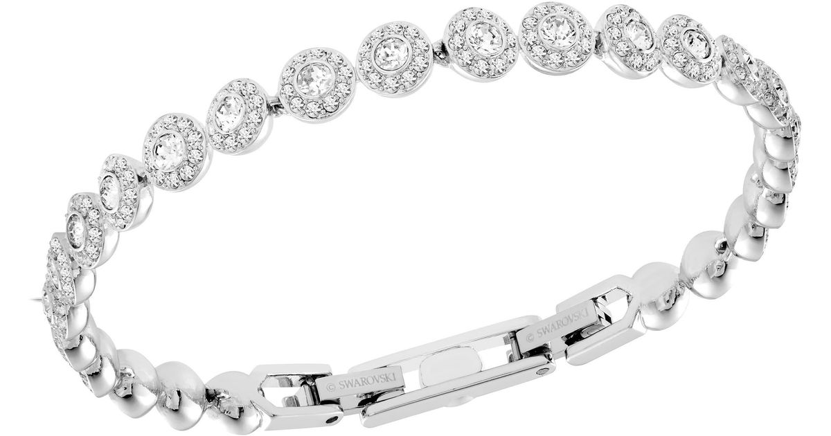 Swarovski Angelic Crystal Line Bracelet in Metallic | Lyst