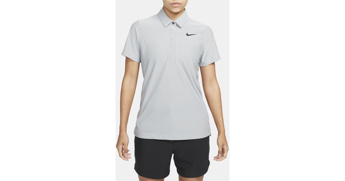 Nike Dri fit Adv Tour Golf Polo in White Lyst