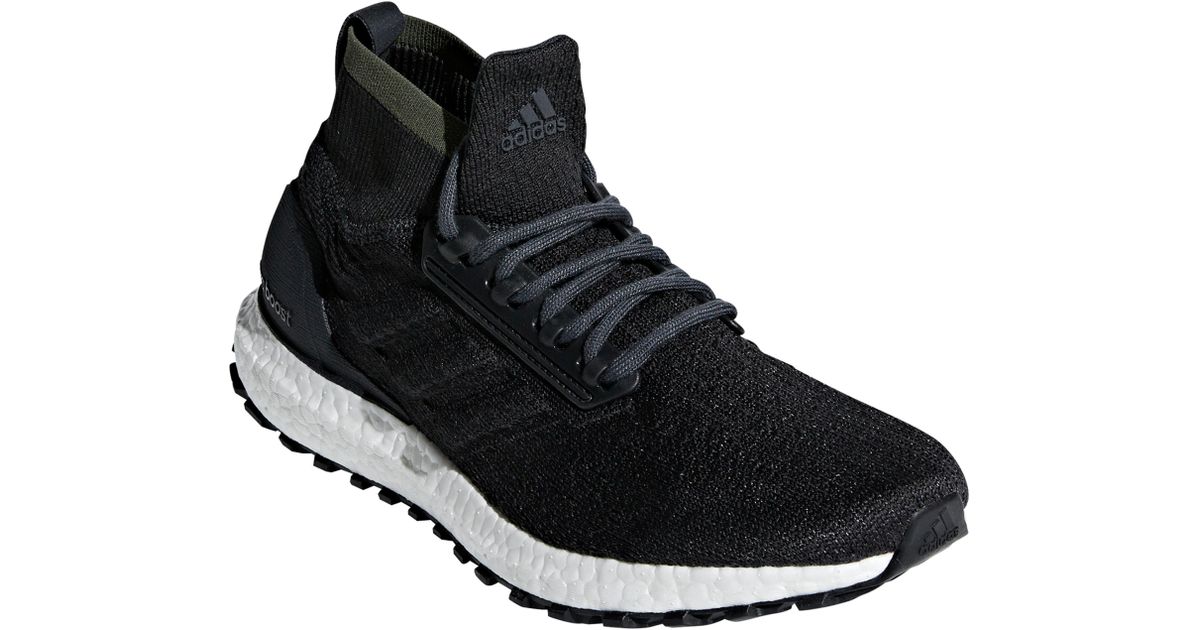 Adidas Ultraboost All Terrain Water Resistant Running Shoe In Black For Men Lyst Adidas Ultraboost All Terrain Water Resistant Running Shoe In Black For Men Lyst