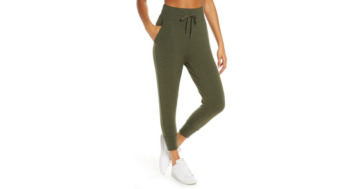 zella repeat high waist crop jogger pants