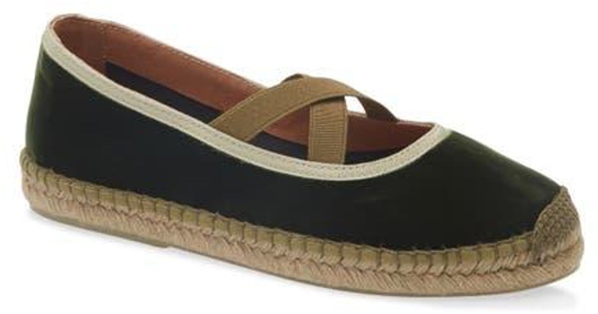 Penelope Chilvers Chico Espadrille Flat in Black | Lyst
