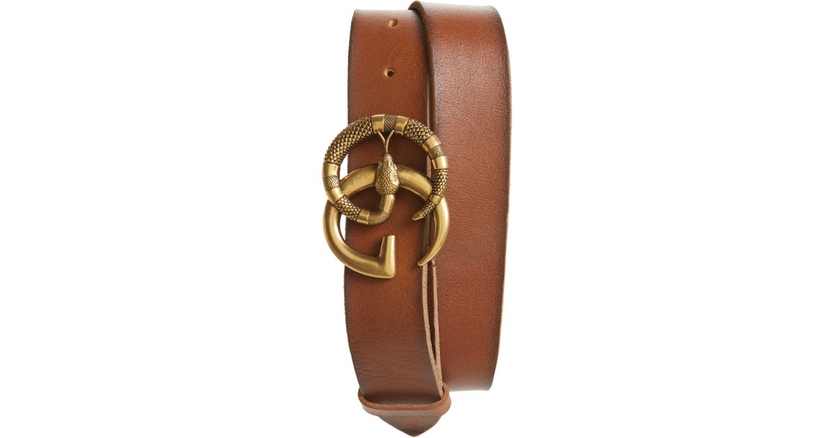 gucci marmont snake belt