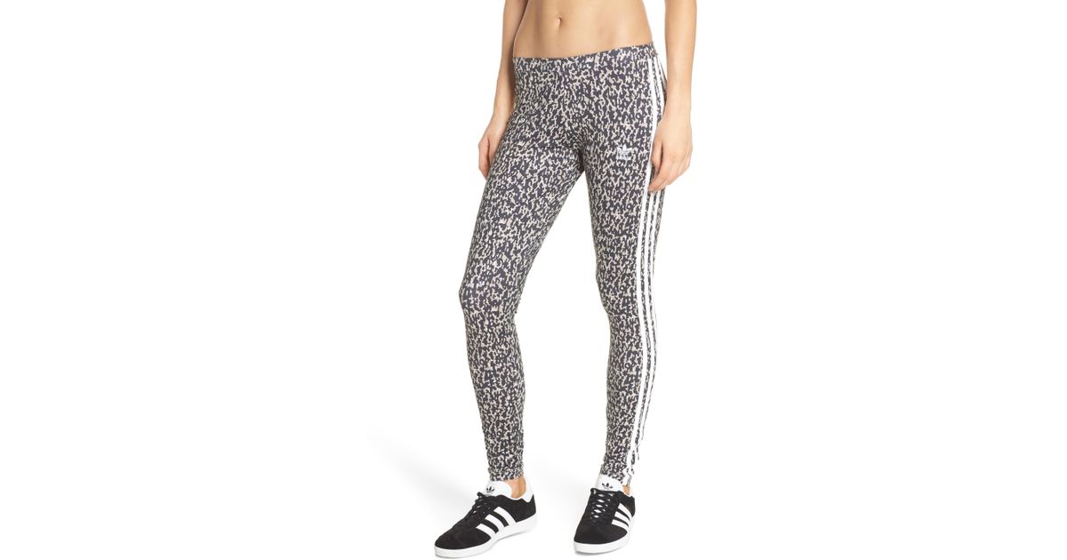 adidas Originals Leopard Camo Leggings Lyst