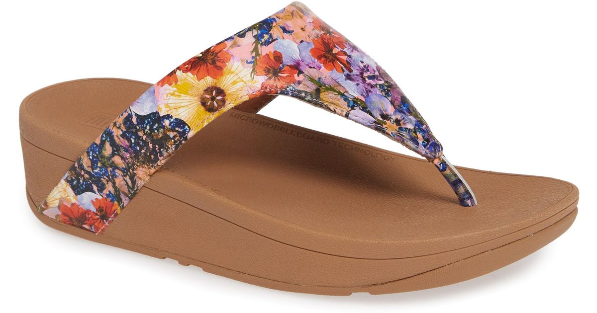 fitflop lottie flower crush wedge sandal