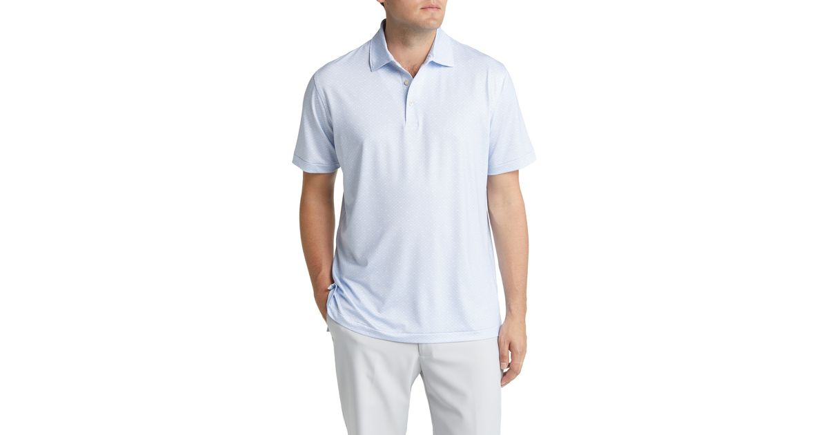 Peter Millar Hardtop Haven Performance Jersey Polo in White for Men | Lyst