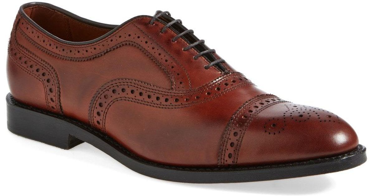allen edmonds dark brown
