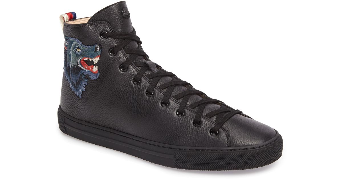 gucci wolf high tops