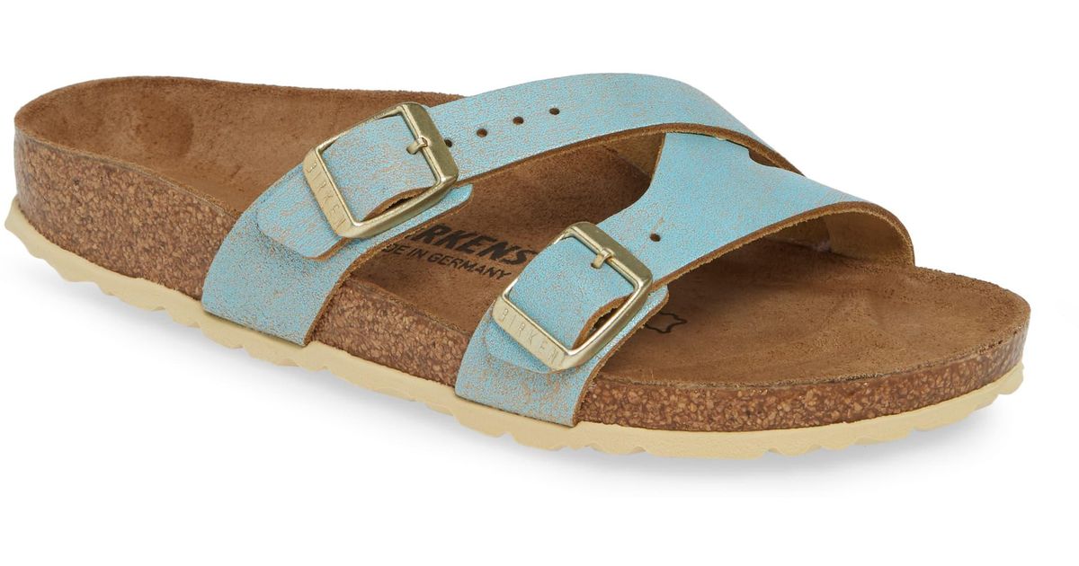 yao metallic slide sandal