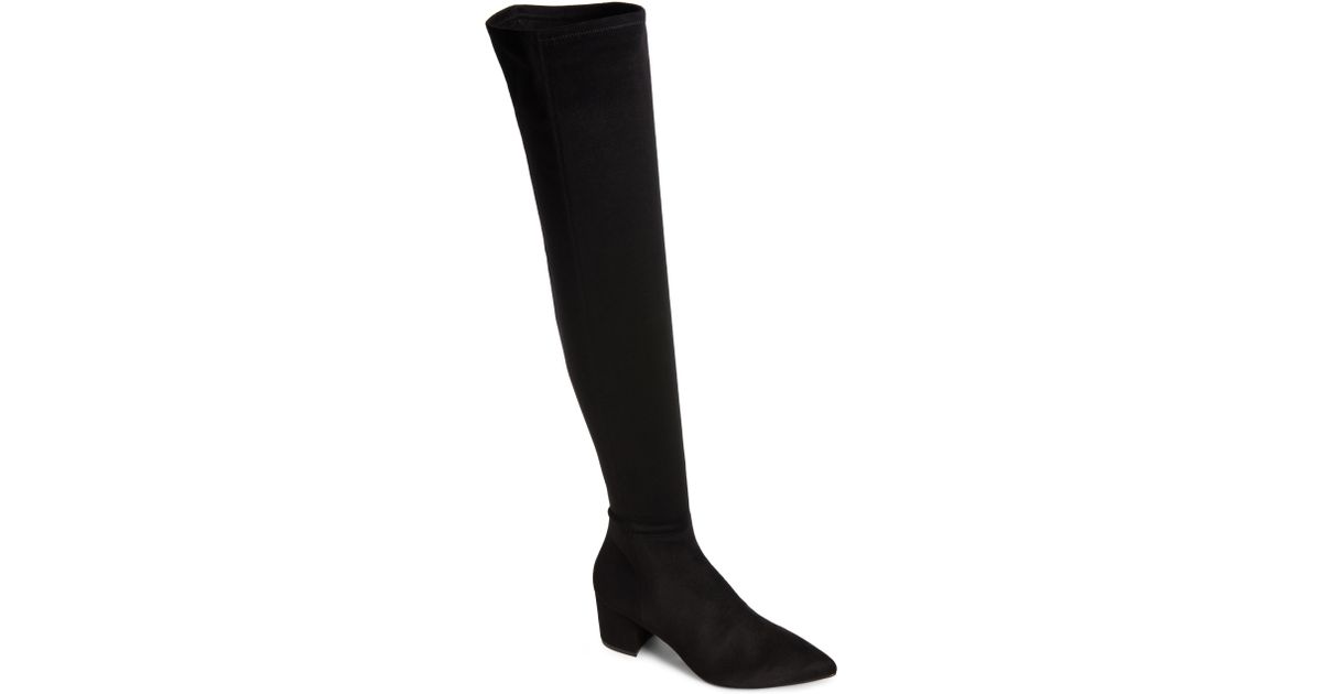 steve madden brinkley over the knee stretch boot