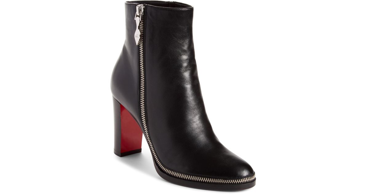 Telezip bootie christian louboutin Clearance