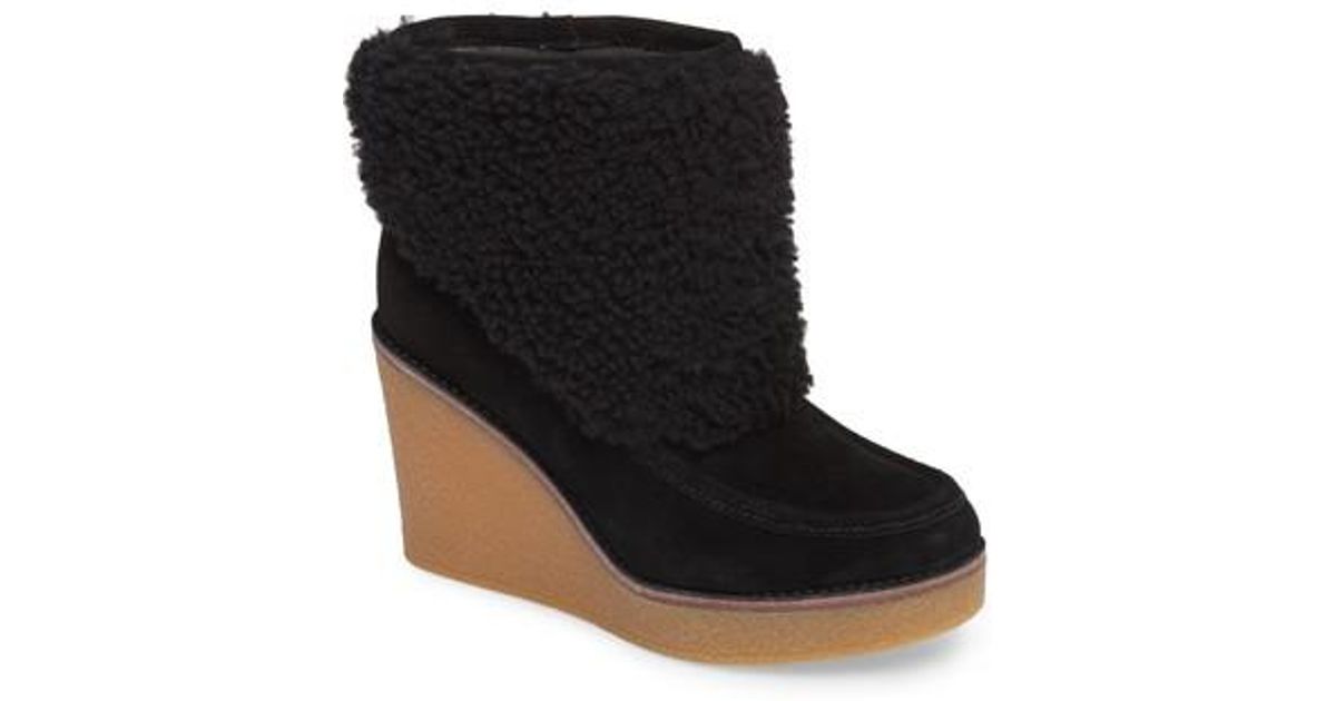 ugg coldin cuff wedge boots