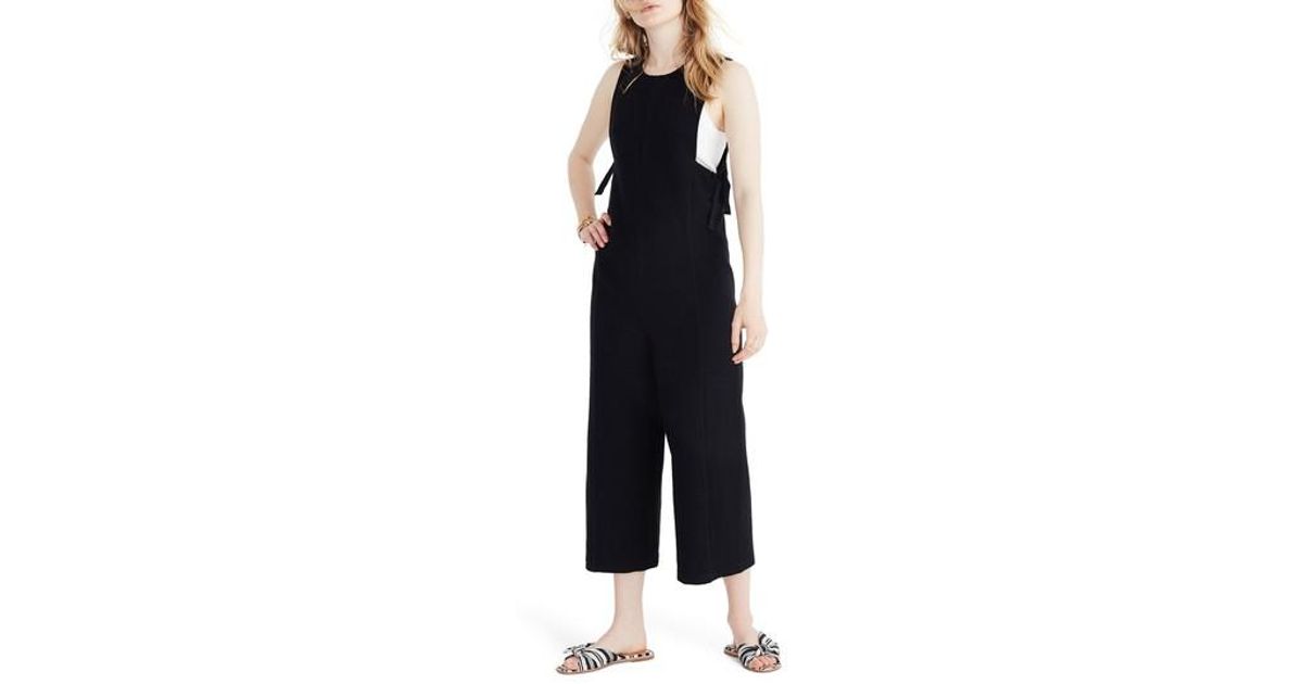 madewell texture and thread jumpsuit