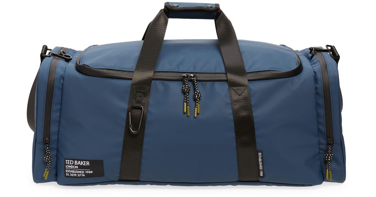 Ted Baker Hyke Duffle Bag in Blue for Men Lyst