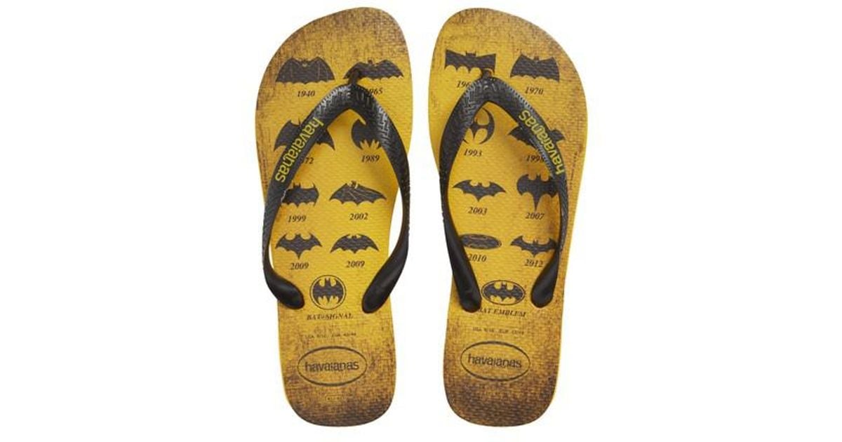 havaianas batman flip flops