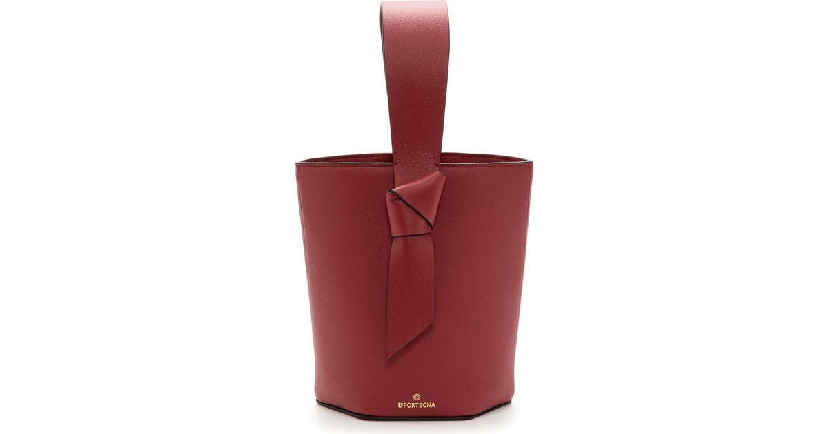 Julieta Raspberry La Portegna Julieta Shoulder Bag Minimalist Lines And Timeless Design ...