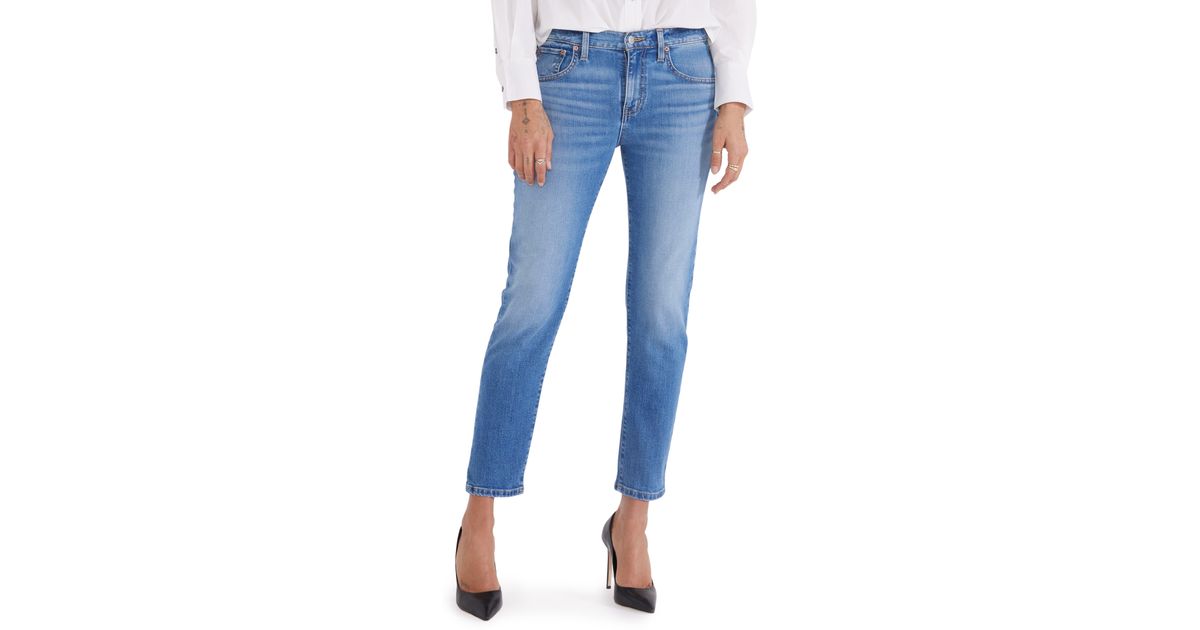 eTica Ética Sierra Slim Straight Leg Jeans in Blue | Lyst