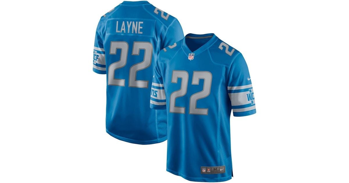 Nike Bobby Layne Blue Detroit Lions Game Retired Player Jersey At Nordstrom  for Men