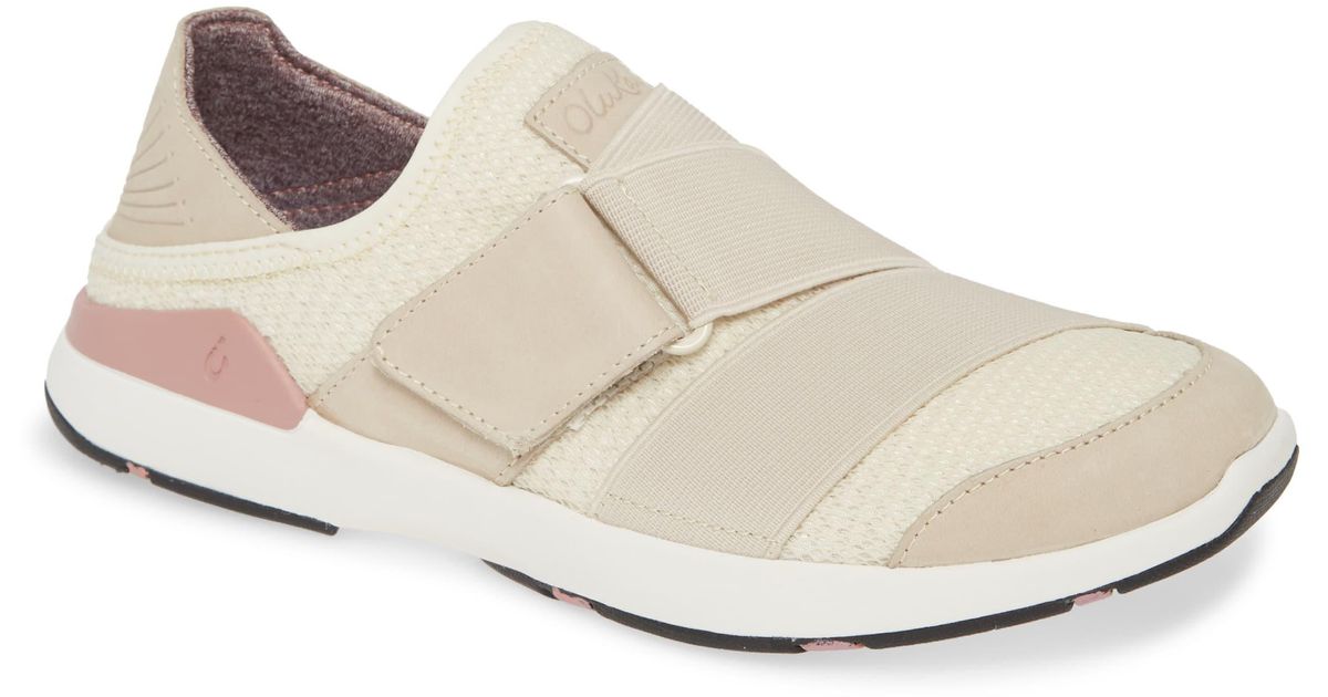 olukai slip on sneakers