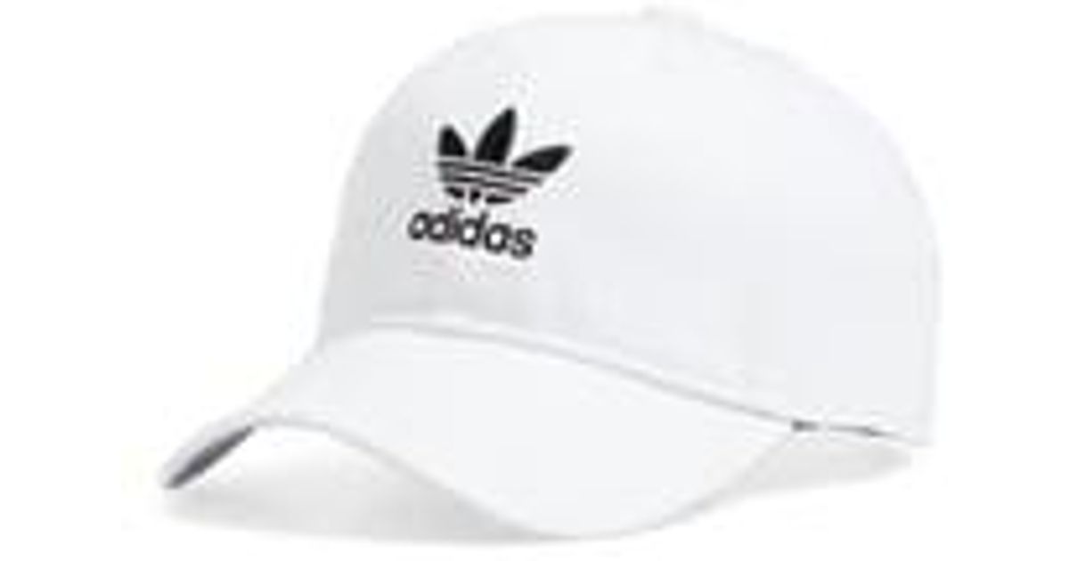 adidas trefoil baseball cap black