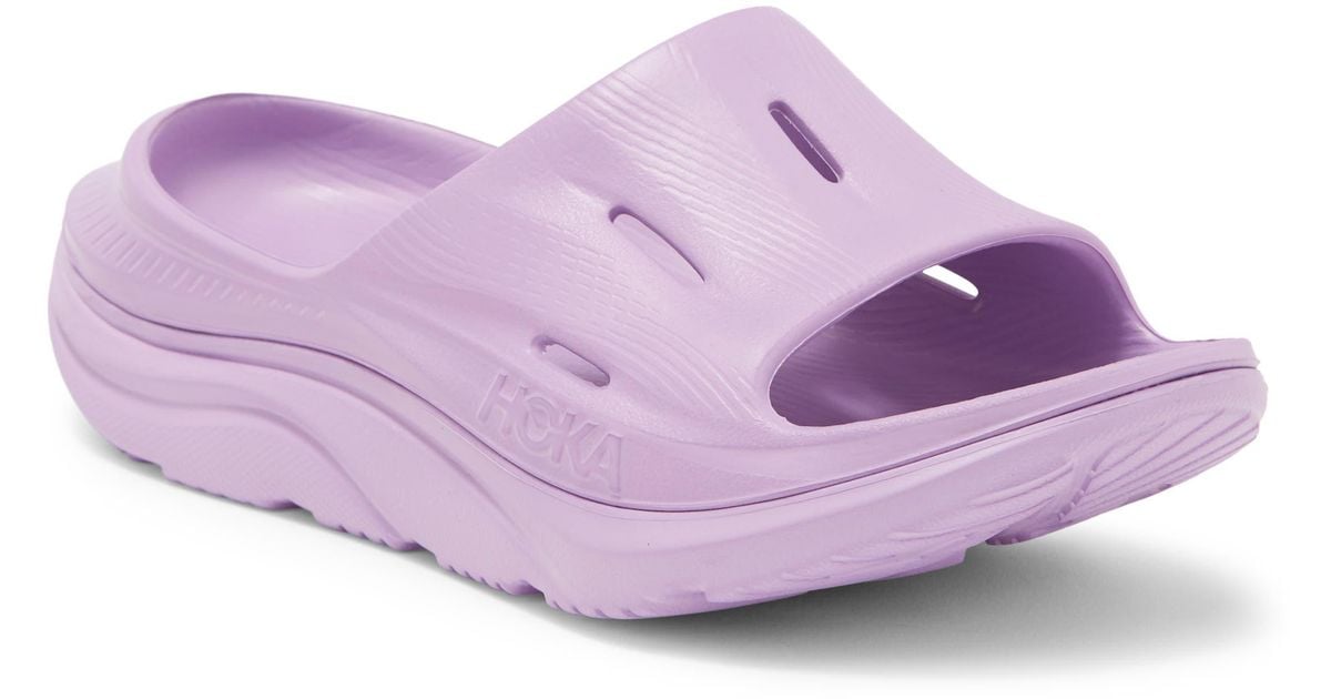 Hoka One One Gender Inclusive Ora Recovery Slide 3 Sandal in Purple Lyst