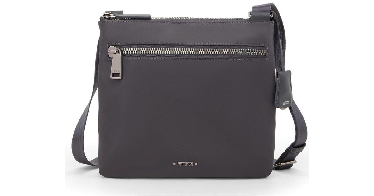 Tumi Tia Nylon Crossbody Bag in Black | Lyst