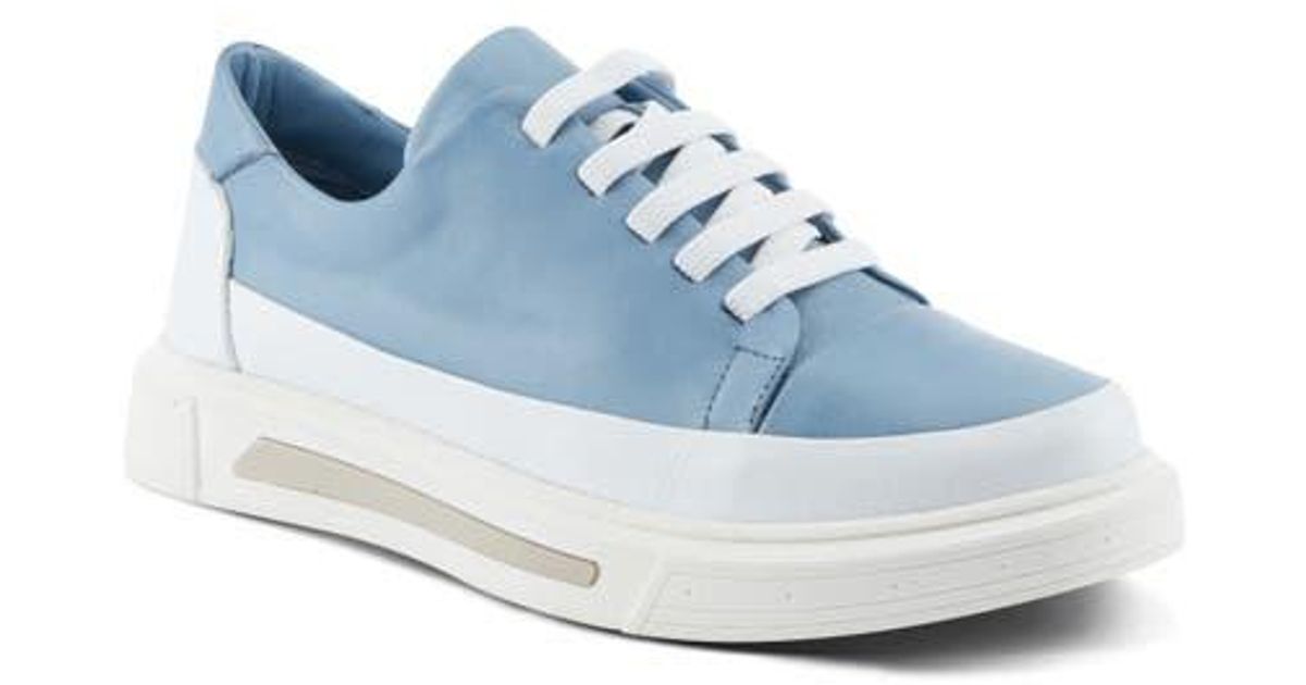 Spring Step Blue Shoes Spring Step Dune Platform Sneaker in Blue | Lyst