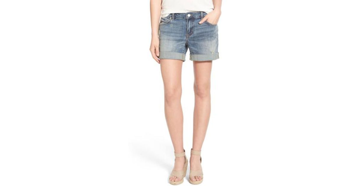 caslon denim shorts