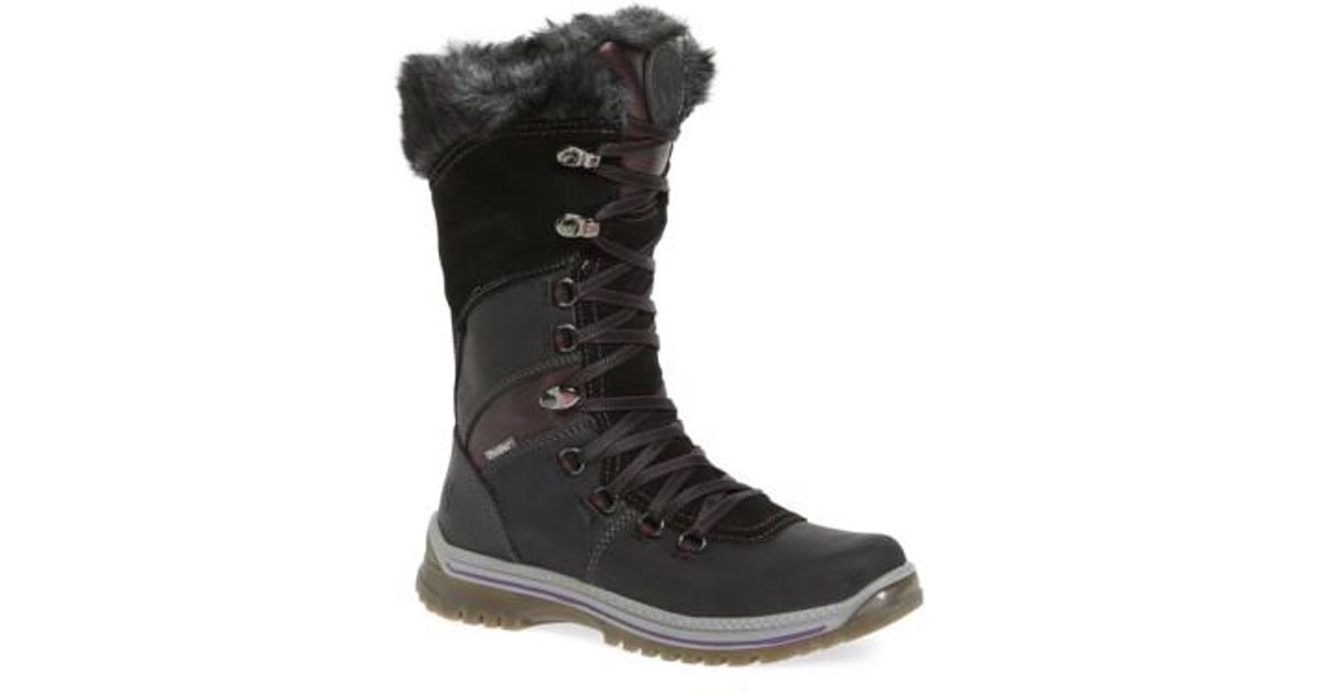 santana canada morella wool lined waterproof boot