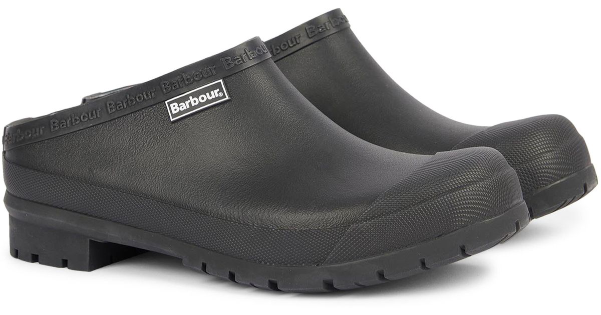 Barbour Quinn Rubber Clog in Gray for Men Lyst