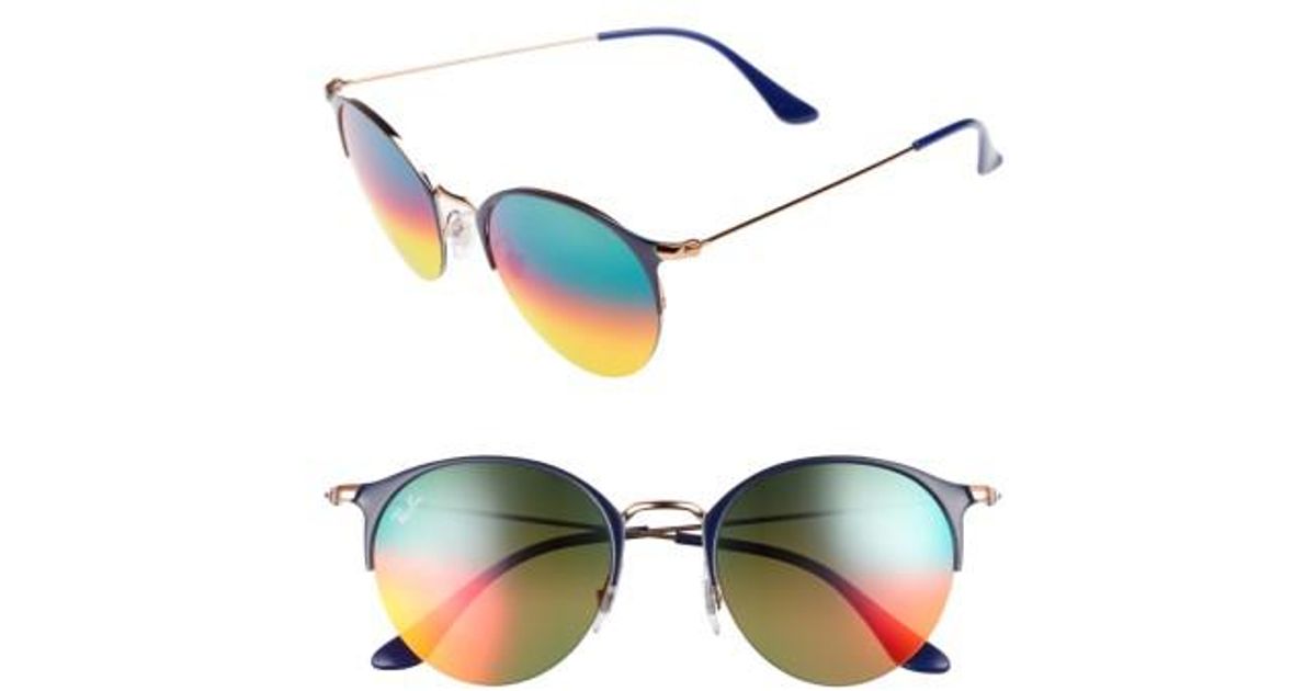 gradient mirrored sunglasses