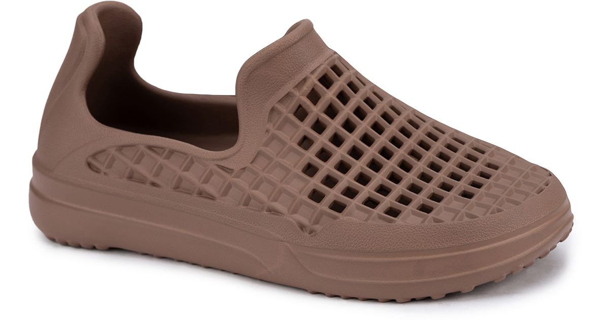 Lusso Cloud Scenario Waterproof Slipon in Brown Lyst