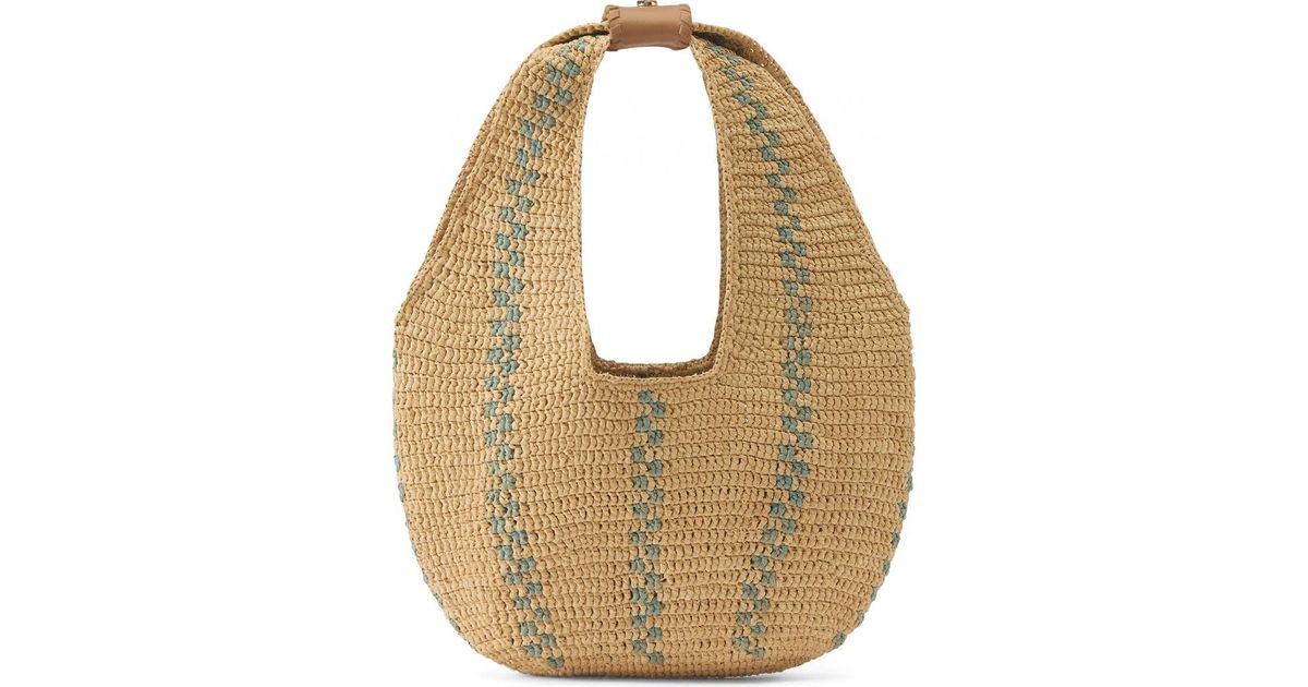 【HELLEN KAMINSKI 】上品シルエットかごバック Aquarius Hobo Helen Kaminski Aquarius Raffia Hobo Bag | Nordstrom