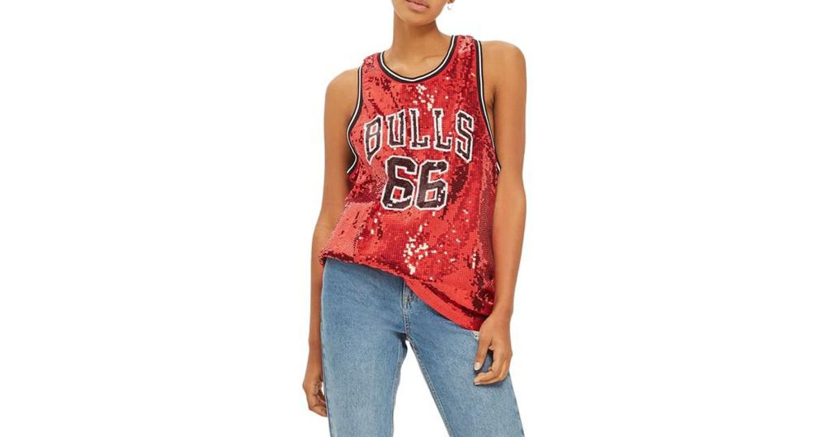 sequin chicago bulls jersey